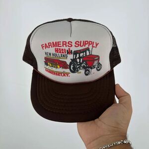 Vintage Kapital Style Americana Farmers Trucker Hat